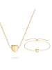 Tamaris Schmuck-Set Bold Hearts in gold
