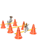Pawhut Hunde 6-teiliges Agility Orange Kunststoff