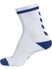 Hummel Hummel Low Socken Elite Indoor Multisport Erwachsene Schnelltrocknend in WHITE/TRUE BLUE