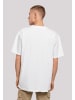 F4NT4STIC Heavy Oversize T-Shirt Bone Cyber CYBERPUNK STYLES in weiß