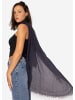 SASSYCLASSY Musselin Schal in Dunkelblau
