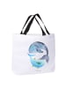 Mr. & Mrs. Panda Tote Bag Walfisch Thunfisch ohne Spruch in Weiß