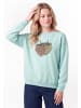 myMo Women Sweatshirt in Aqua