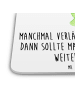 Mr. & Mrs. Panda Untersetzer Schildkröte Wanderer mit Spruch in Weiß