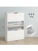 HOMCOM Schuhschrank in Weiß 80L x 17B x 108H cm