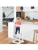 roba Lernturm Monti Step – sicherer Kinder-Tritthocker aus FSC-Holz - Weiß