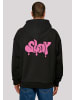 F4NT4STIC Ultra Heavy Hoodie SLAY Jugenwort Pink in schwarz