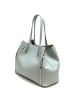 Florence Florence Schultertasche, Tote Bag Leder hellblau ca. 40cm