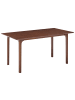 Beliani Esszimmertisch DELMAS in Braun - (W) 90 x (H) 77 x (L) 160 cm