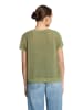 Betty Barclay Lochstrick-Pullover ohne Arm in Oil Green