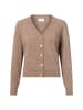 NÜMPH Strickjacke Nuriette in taupe - 0005