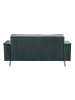 58 aufm Kessel SOFA 2-Sitzer Kavindra Samtvelours azur