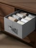 SONGMICS 2er-Set: Aufbewahrungsbox Tina in Grau - (B)30 x (H)17 x (T)42 cm