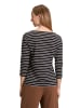 Betty Barclay Ringelshirt mit U-Boot-Ausschnitt in Black/Camel