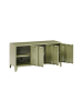 Beliani Büroschrank CARDIFF in Grün - (W) 120 x (H) 60 x (L) 40 cm