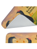 Mr. & Mrs. Panda Badvorleger Pinguin Pärchen Design mit Spruch in Weiß