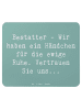 Mr. & Mrs. Panda Maus Pad Spruch Bestatter Fürsorge mit Spruch in Meeresbrise