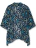 sheego Longbluse in tiefblau-bedruckt