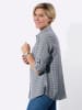 WITT WEIDEN Longbluse in schwarz-weiß-kariert