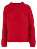 Noisy may Turtle Neck Jumper in racing red
