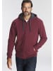 Man's World Kapuzensweatjacke in bordeaux