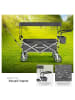 tectake Faltbarer Handwagen Nico mit Tragetasche Belastbarkeit 80kg