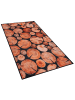 Beliani Kurzflor KARDERE in Braun/Schwarz - (W) 80 x (H) 0.5 x (L) 150 cm