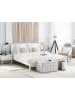 Beliani Doppelbett OLIVET in Weiß - (W) 169 x (H) 92 x (L) 208 cm
