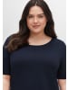 sheego Longshirt in nachtblau