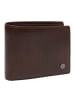 The Chesterfield Brand Positano Geldbörse RFID Schutz Leder 11 cm in brown