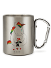 Mr. & Mrs. Panda Kaffeebecher Einhorn Traurig ohne Spruch in Silber