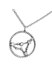 SilberDream 925 Silber Damen SilberDream Halsketten Sternbild Steinbock  ca. 42cm und 45cm