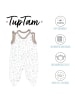 TupTam Baby Mädchen Strampler mit Fuß 3er Pack in weiß/beige
