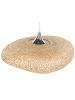 Beliani Pendelleuchten BOYNE in Braun/Silber/Transparent - (W) 80 x (H) 118 x (L) 80 cm