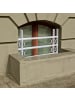 relaxdays Fenstergitter Einbruchschutz in Grau - (B)70-105 x (H)45 cm