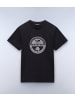 Napapijri T-Shirt "S-Bollo Ss 2" in Schwarz