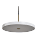 Beliani Tischleuchten EVENLODE in Weiß/Messing - (W) 30 x (H) 120 x (L) 30 cm