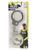 Toi-Toys Polizei Handschellen (Metall) für Kinder in grau