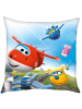 Super Wings Flugübung | Kinder Deko-Kissen 40 x 40 cm | Super Wings | Wende-Motiv