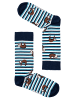 GreenBomb Socks Animal Sloth in Marineblau