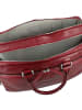 Leonhard Heyden Cambridge Aktentasche Leder 40 cm Laptopfach rot