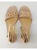 Terry Sandaletten in Beige