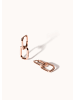 PURELEI Ohrringe Modular Oval in Rosegold