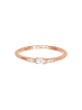 Elli Ring 925 Sterling Silber Verlobungsring in Rosegold