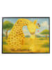 Mr. & Mrs. Panda Schreibunterlage Giraffe Kind Design ohne Spruch in Weiß