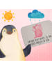 Mr. & Mrs. Panda Badeteppich Axolotl Hurra mit Spruch in Grau Pastell