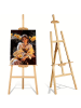 ARTNANAS Künstler-Staffelei aus massivem Holz – Höhenverstellbar & faltbar, 1,5 m 
