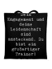 Mr. & Mrs. Panda Tasche Spruch Großartiger Trainer mit Spruch in Schwarz