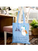 Mr. & Mrs. Panda Canvas Tasche Unbekannte Orte erkunden mit Spruch in Sky Blue