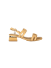 Laura Biagiotti Beige Polyurethan Damen Sandale